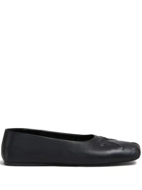 Marni leather ballerina shoes