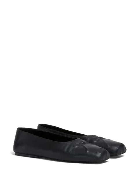 Marni leather ballerina shoes