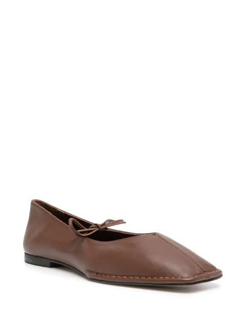 ALOHAS Sway leather ballerina shoes