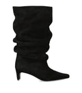 STAUD Suede Wally Slouch Heeled Boots 55