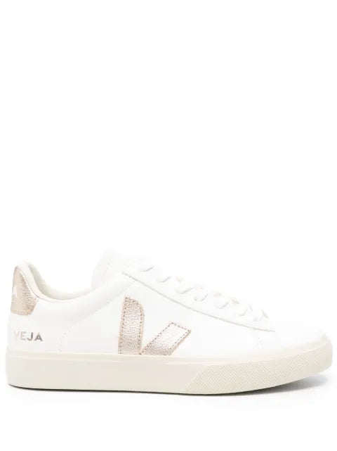 VEJA Field metallic-logo low-top sneakers