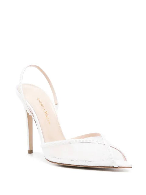 Andrea Wazen Katy 105mm slingback pumps
