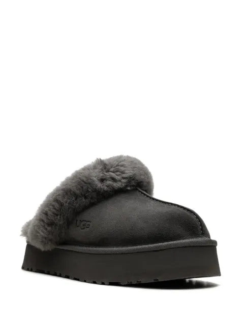 UGG Disquette shearling platform slippers