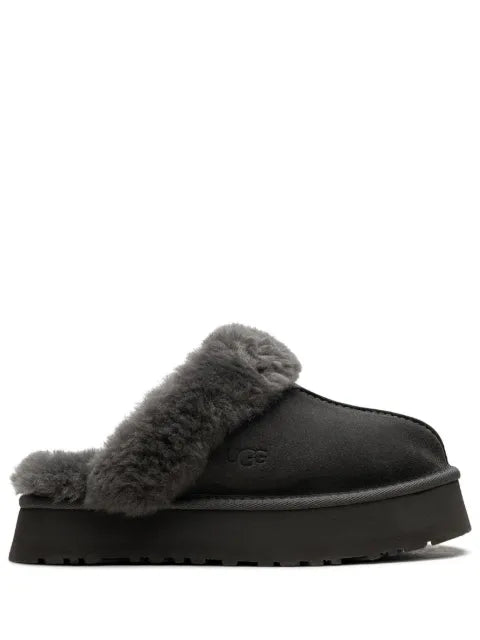 UGG Disquette shearling platform slippers