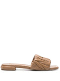 Miu Miu leather slippers