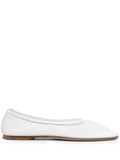 Dear Frances Balla mesh ballet flats in white