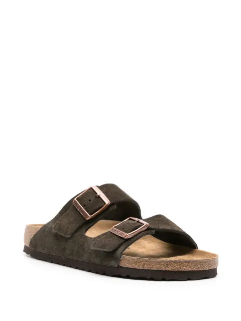 Birkenstock Arizona suede slides