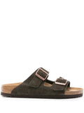 Birkenstock Arizona suede slides