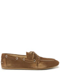 Miu Miu faded suede deck shoes
