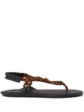 Miu Miu cord-strap leather sandals