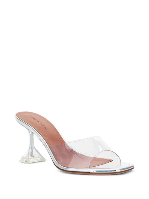 Amina Muaddi Lupita glass slippers 70