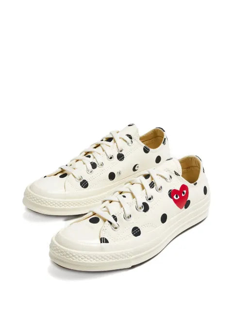 Comme Des Garçons Play x Converse Chuck Taylor 70 polka-dot heart sneakers
