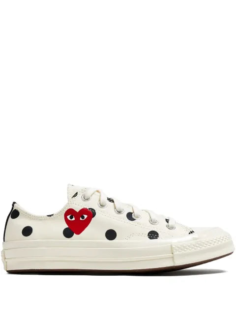 Comme Des Garçons Play x Converse Chuck Taylor 70 polka-dot heart sneakers