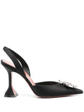 Amina Muaddi Begum Sling 95 satin pumps