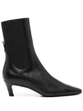 TOTEME leather mid-heel boots