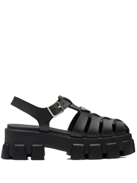 Prada rubber Monolith sandals