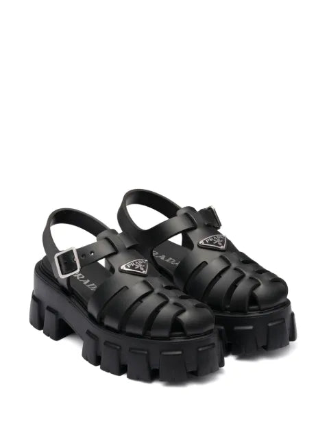 Prada rubber Monolith sandals