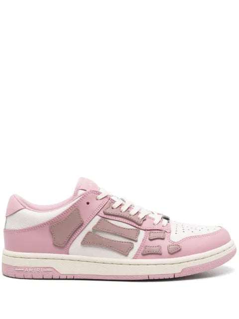 AMIRI pink Skel leather sneakers