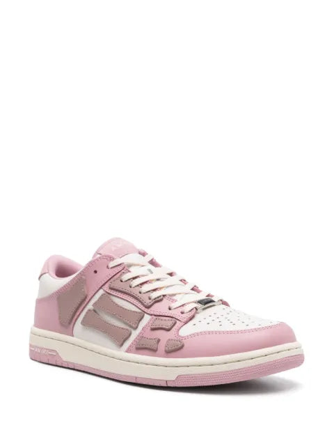 AMIRI pink Skel leather sneakers