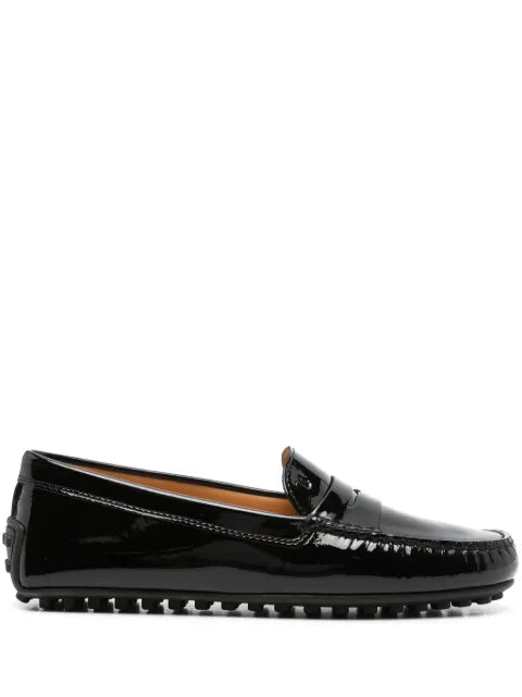 Tod's City Gommino patent-leather loafers
