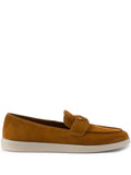 Prada suede leather loafers