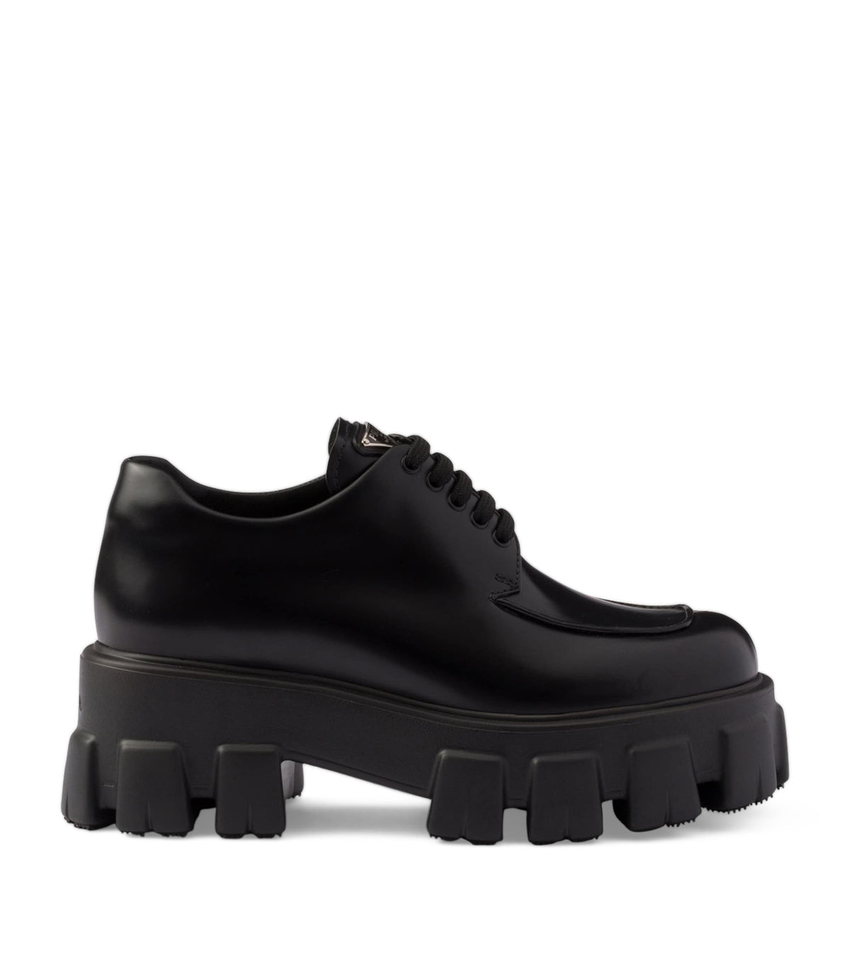 Prada Monolith Lace-Up Loafers 55