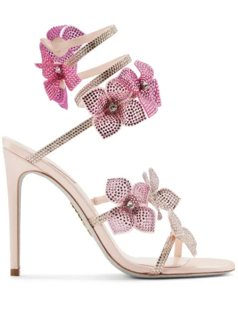 René Caovilla 105mm Floriane sandals