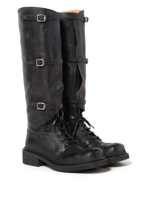 Miu Miu multi-buckle leather boots