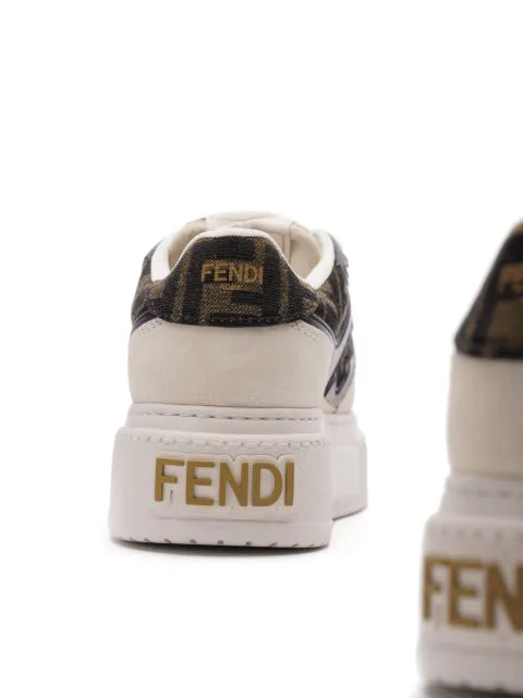 FENDI Zuca-motif panelled sneakers