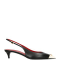 Valentino Garavani Leather Heartip Slingback Pumps 35