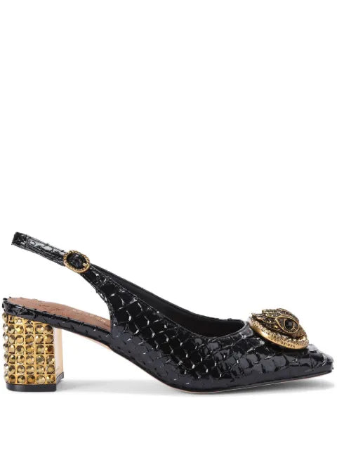 Kurt Geiger London Chelsea block slingback heel pumps