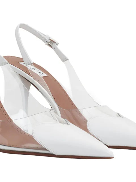 Alaïa Le Coeur slingback pumps