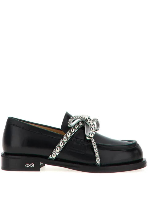 MACH & MACH stud-embellished loafers