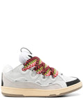 Lanvin Curb panelled leather sneakers