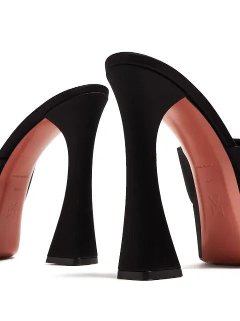 Amina Muaddi Dalida plateau slippers