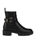 Christian Louboutin Dianouchette Lug Leather Ankle Boots
