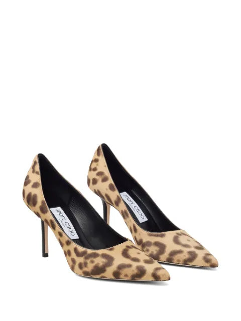 Jimmy Choo Love 85mm leopard-print pumps