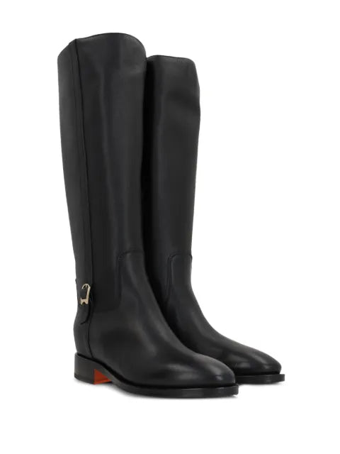 Santoni buckle-detail leather boots