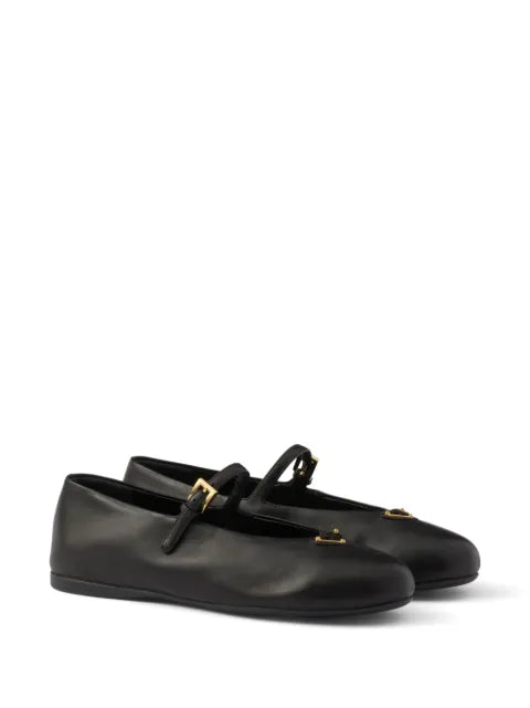 Prada nappa leather ballerinas