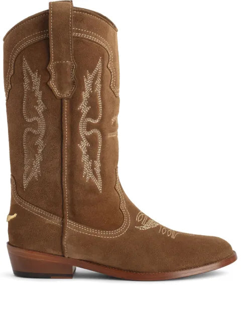 Zadig&Voltaire Tex Western suede boots