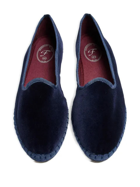 FLABELUS velvet-finish espadrilles