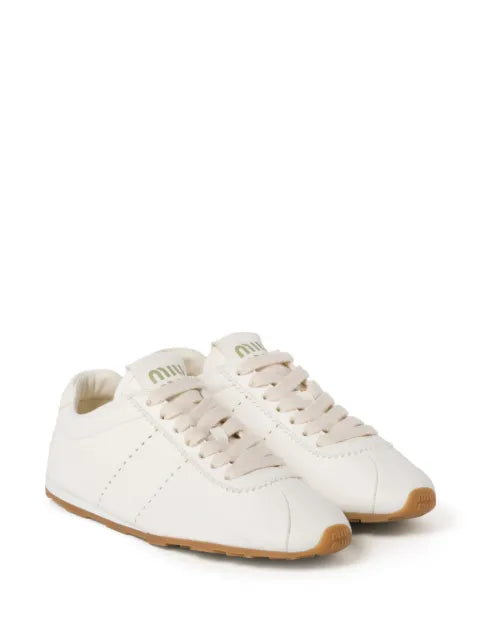 Miu Miu Plume nappa leather sneakers