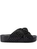 Kurt Geiger London Chelsea drench cross strap sandals