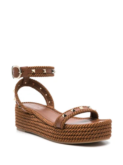 Valentino Garavani Rockstud platform espadrilles