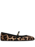 Dolce & Gabbana logo-buckle ballet flats