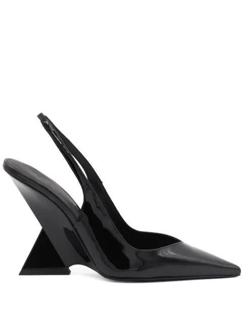The Attico 105mm Cheope leather pumps