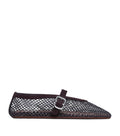 Alaïa Mesh Embellished Ballet Flats
