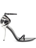 Diesel D-Ten&Half sculptured heeled sandals