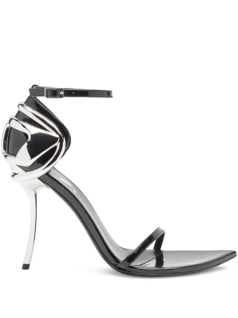 Diesel D-Ten&Half sculptured heeled sandals