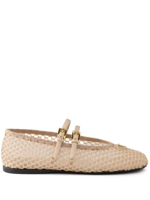 Prada mesh ballet flats